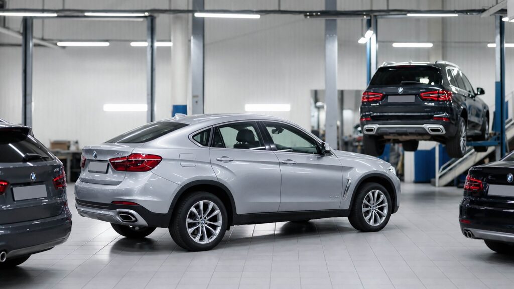 BMW X6-Series 30d F16 2016 года с пробегом 79 540 км: BMW X6 30d F16 на плановом ТО в Юнион Моторс
